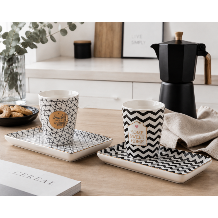 Набор кофейных пар Sweet Home 75 мл, 2 шт