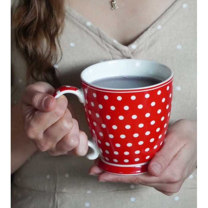 Кружка Red with dots 430 мл