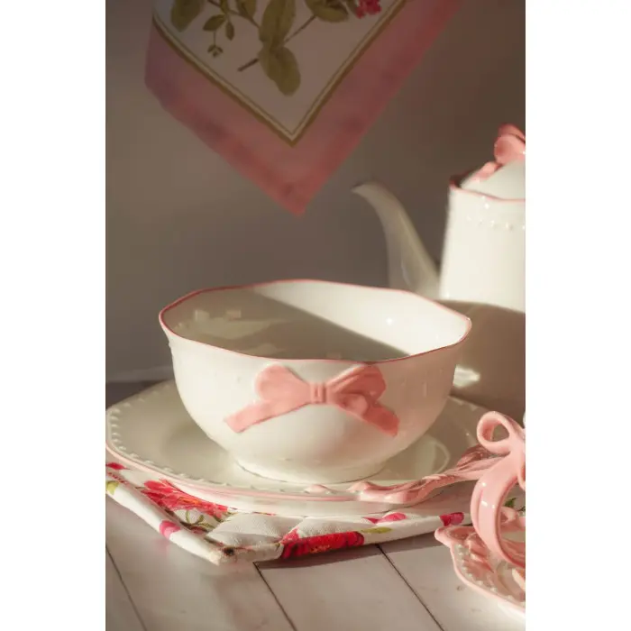 Пиала Ribbon grace pink 15,5 cm