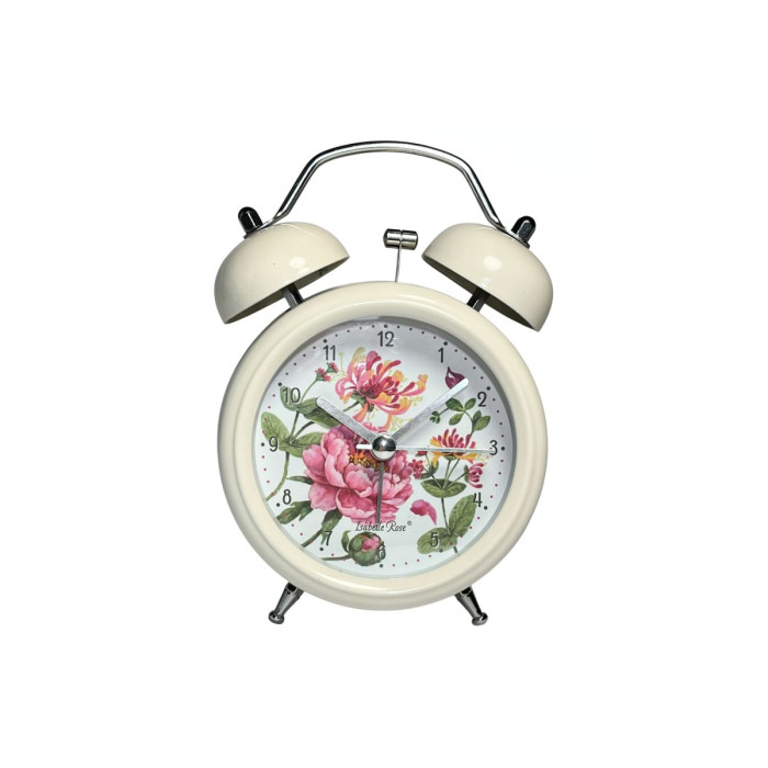 Ретро будильник Peony beige