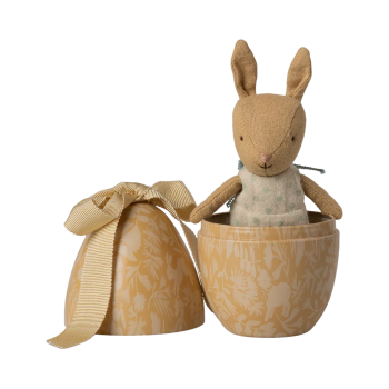 Кролик в банке Easter egg Cream yellow