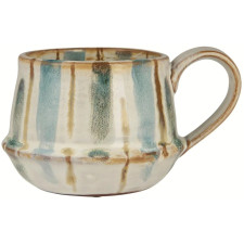 Кружка Kalmar wide dusty blue stripes