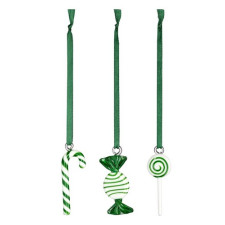 Набор подвесных украшений Moomin Сладости Green, 3 шт