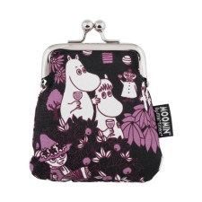 Кошелек Moomin Праздничный момент Black/plum