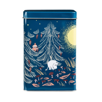 Банка для кофе Moomin Первобытный лес blue