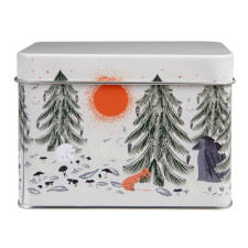 Банка для чая Moomin Первобытный лес white