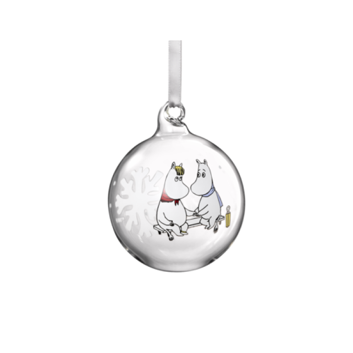 Елочный шар Moomin Снежинка 7 см