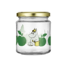 Банка стеклянная Moomin Вкусные яблоки green 300 мл