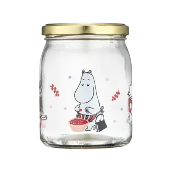 Банка стеклянная Moomin Ягоды, 500 мл