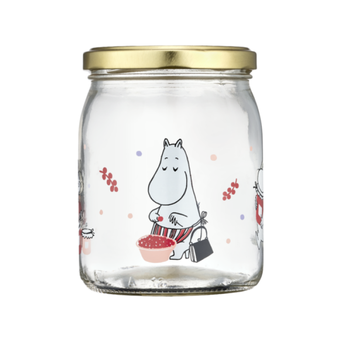 Банка стеклянная Moomin Ягоды, 500 мл