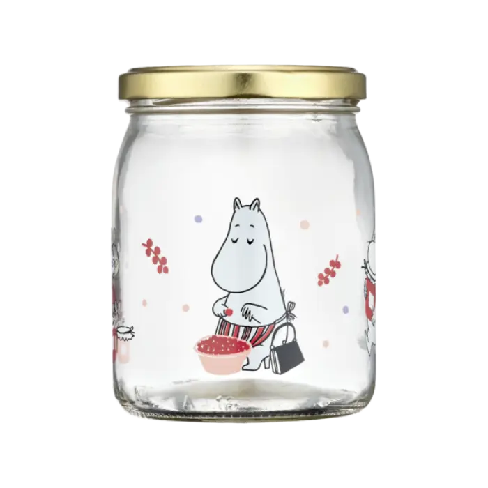 Банка стеклянная Moomin Ягоды, 500 мл