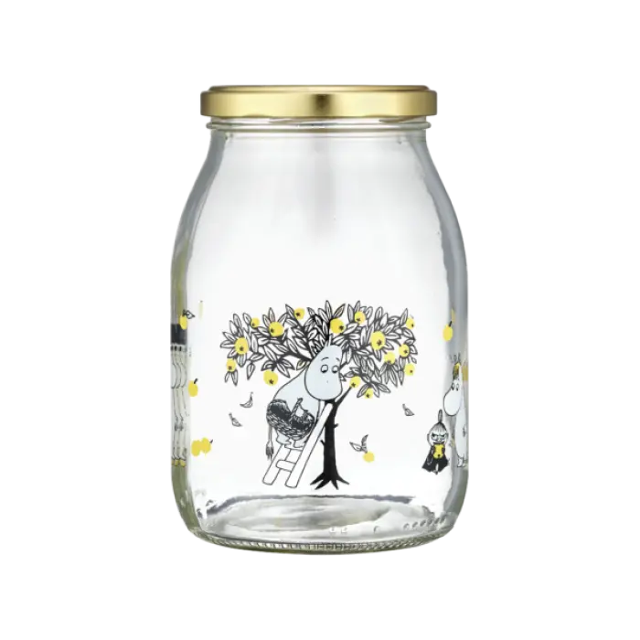 Банка стеклянная Moomin Яблоки, 1 л.