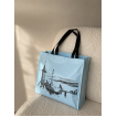 Сумка Moomin Муми Тролль плывёт под парусом Blue 41х35 см