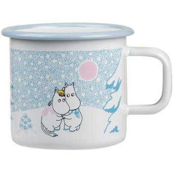 Moomin Кружка эмалированная Пусть идёт снег, 370 мл