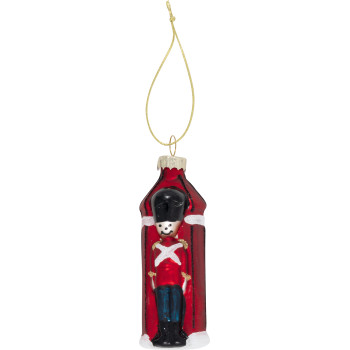 Елочная игрушка Soldier Winter red