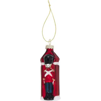 Елочная игрушка Soldier Winter red