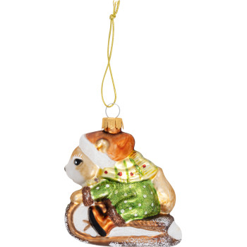 Елочная игрушка Squirrel Winter green