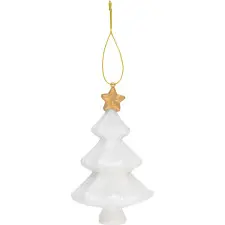 Елочная игрушка Tree Winter white