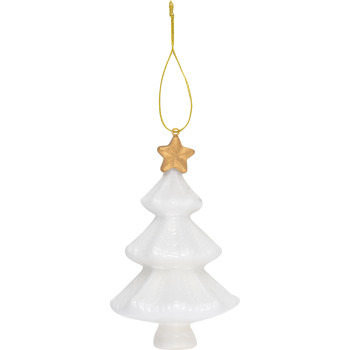 Елочная игрушка Tree Winter white