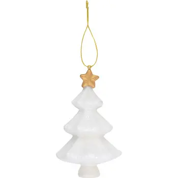 Елочная игрушка Tree Winter white