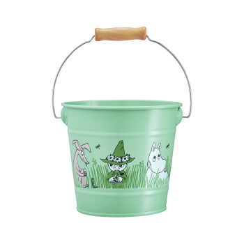 Ведро эмалированное Moomin Мальчики в саду Green 2 л