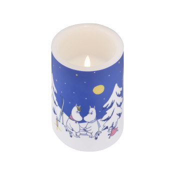 Светодиодная свеча Moomin Звездная ночь 12,5 см