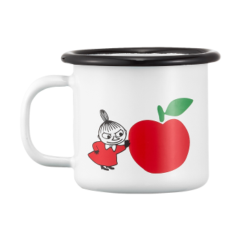 Кружка эмалированная Moomin Вкусные яблоки red 150 мл