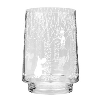 Ваза стеклянная Moomin в Лесу 20 см
