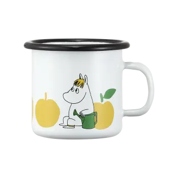 Кружка эмалированная Moomin Вкусные яблоки yellow 250 мл (ТОВАР ИЗ АУТЛЕТА)