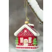 Елочная игрушка House Winter red large