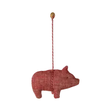 Подвесное украшение Pig Red