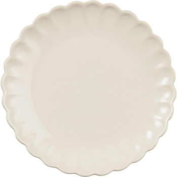 Тарелка с волнистыми краями Mynte Butter Cream 19,5 см