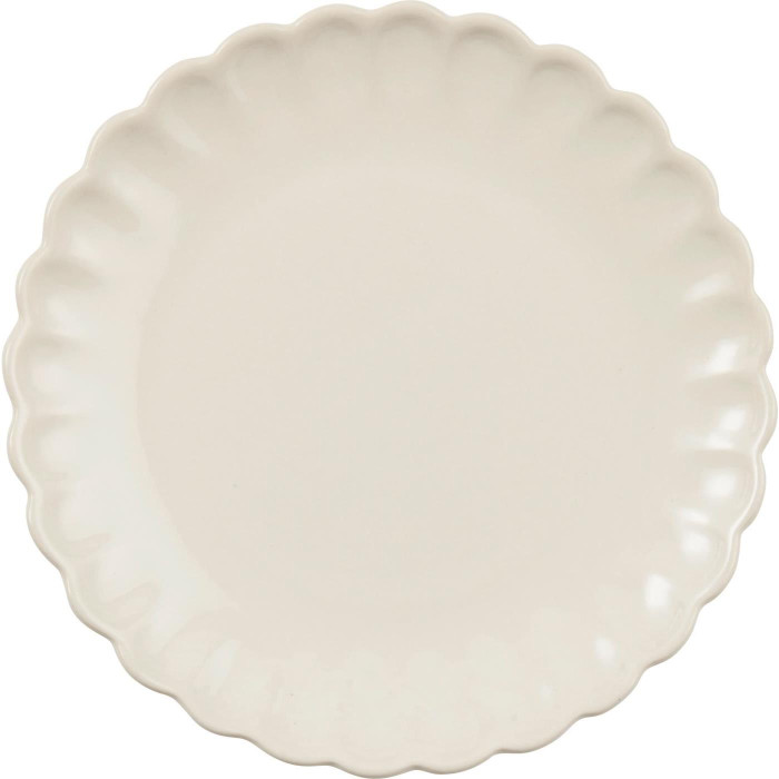 Тарелка с волнистыми краями Mynte Butter Cream 19,5 см