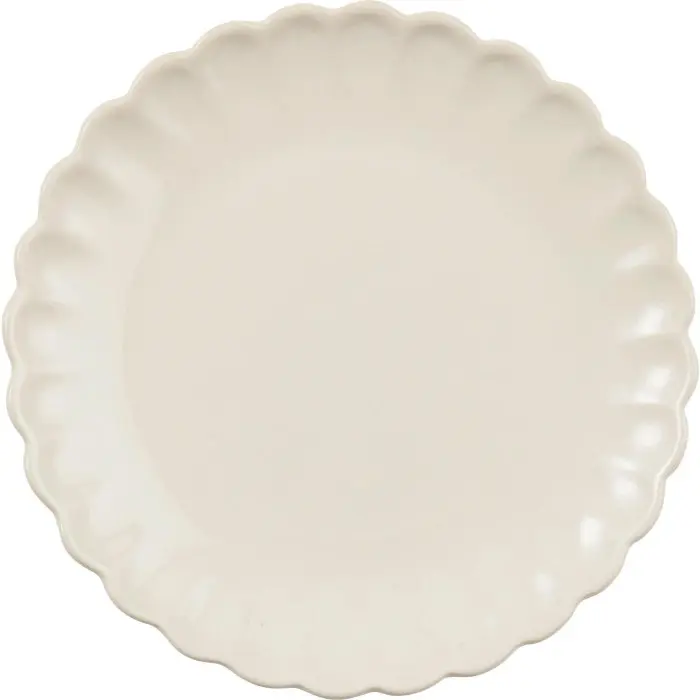 Тарелка с волнистыми краями Mynte Butter Cream 19,5 см
