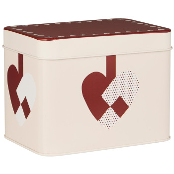 Коробка для хранения Christmas hearts square
