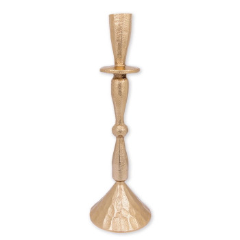 Подсвечник holder gold hammered large