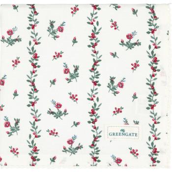 Салфетка with lace Gracy white 40х40 см