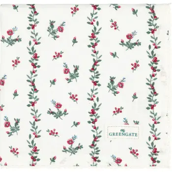 Салфетка with lace Gracy white 40х40 см