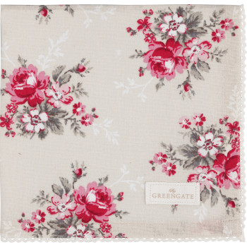 Салфетка with lace Marie beige 40х40 см