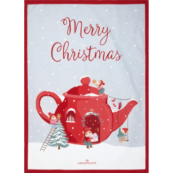 Полотенце piece printed Joanni teapot white 50х70 см