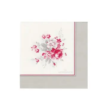 Салфетки бумажные Marie white small 25х25 см, 20 шт