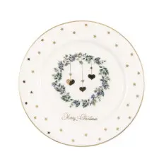 Десертная тарелка Zelda white 15 см