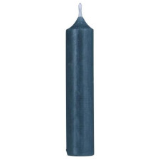 Свеча dusty blue rustic d 2,2 h 11 см