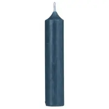 Свеча dusty blue rustic d 2,2 h 11 см