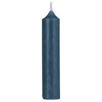 Свеча dusty blue rustic d 2,2 h 11 см