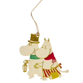 Подвесное украшение Moomin Christmas Муми-мама и Муми-папа