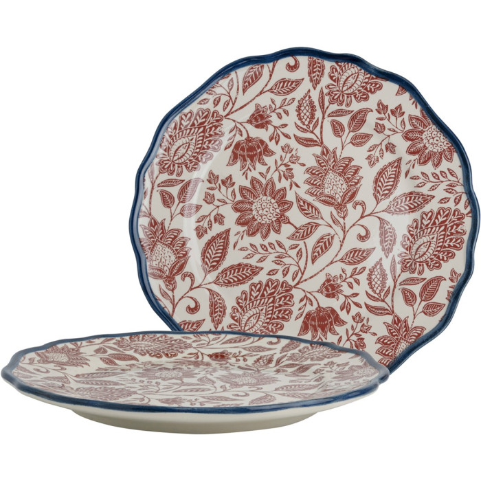 Набор тарелок Laura Ashley Hedingham Blue Terra 21 см, 2 шт