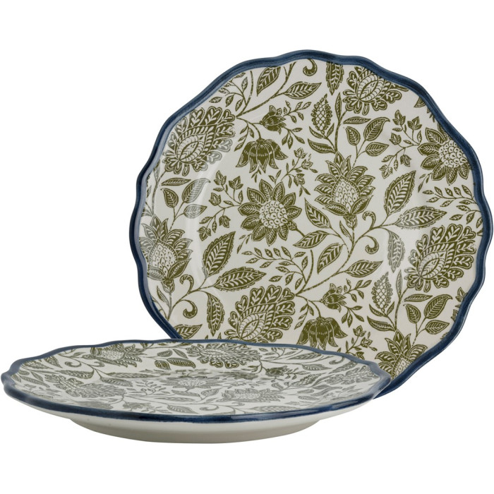 Набор тарелок Laura Ashley Hedingham Blue Sage 21 см, 2 шт