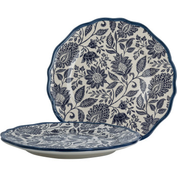 Набор тарелок Laura Ashley Hedingham Blue 21 см, 2 шт