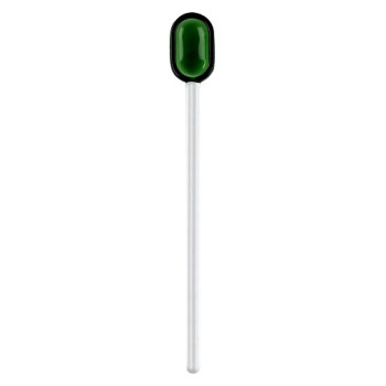 Ложка стеклянная Green/Clear 15,5 см